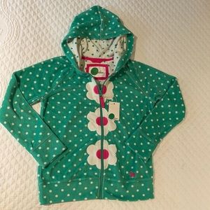 NWT Mini Boden Toweling Hoodie